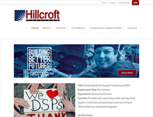 Tablet Screenshot of hillcroft.org